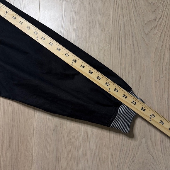 Vintage Valentino Jeans Cotton Bomber Full Zip Jacket Mens 44 Large Black Stripe - Picture 15 of 15